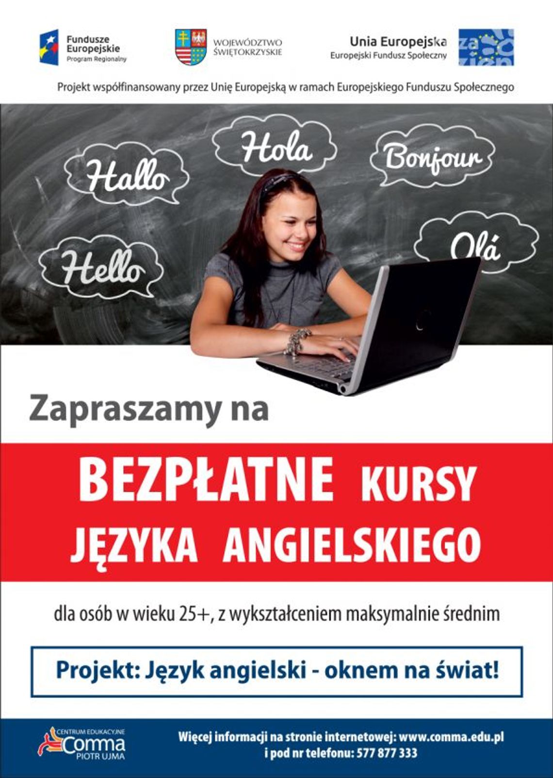 W Ćmielowie za darmo nauczą angielskiego W Ćmielowie za darmo nauczą angielskiego