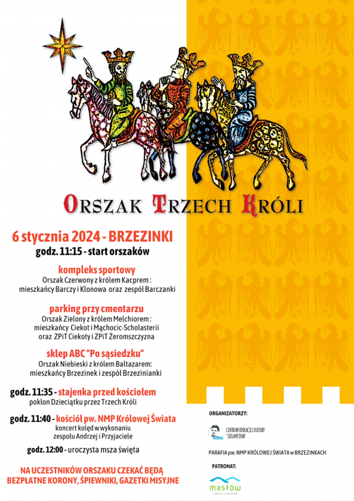 W Jasełkach Leży - Orszak Trzech Króli w Brzezinkach