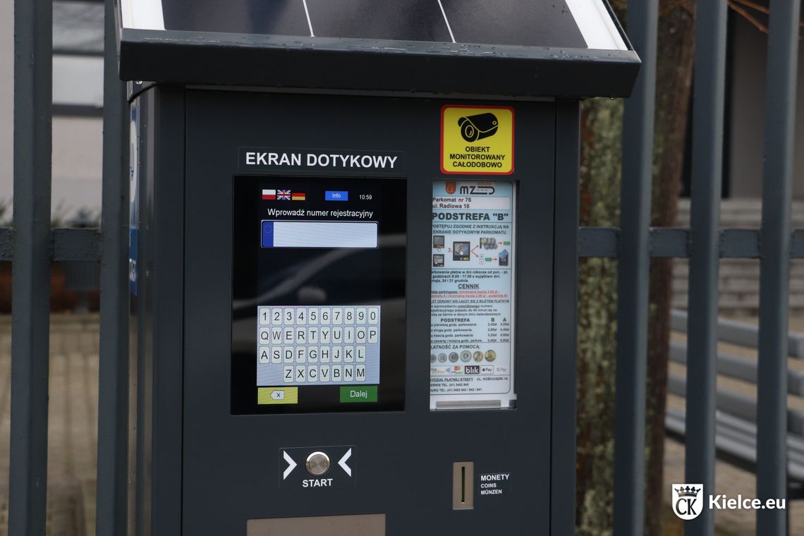 W Kielcach będą nowe parkomaty. W przyszłym tygodniu ruszy wymiana urządzeń w Strefie Płatnego Parkowania