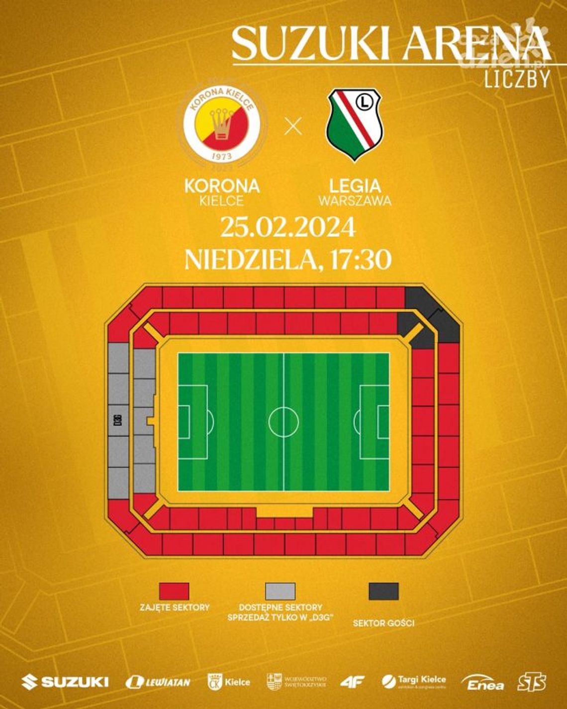 W Kielcach ograniczenia ruchu w związku z meczem Korony W Kielcach ograniczenia ruchu w związku z meczem Korony