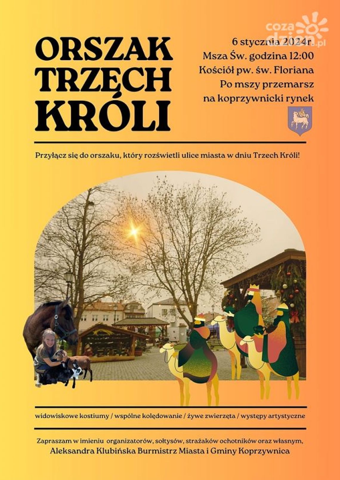 W Koprzywnicy podczas orszaku będą częstowali słodkościami W Koprzywnicy podczas orszaku będą częstowali słodkościami