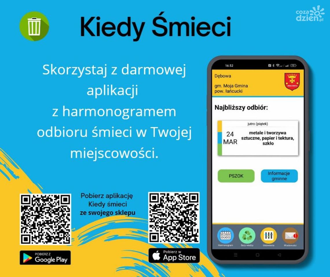 W Kunowie telefon poinformuje o terminie odbioru śmieci W Kunowie telefon poinformuje o terminie odbioru śmieci