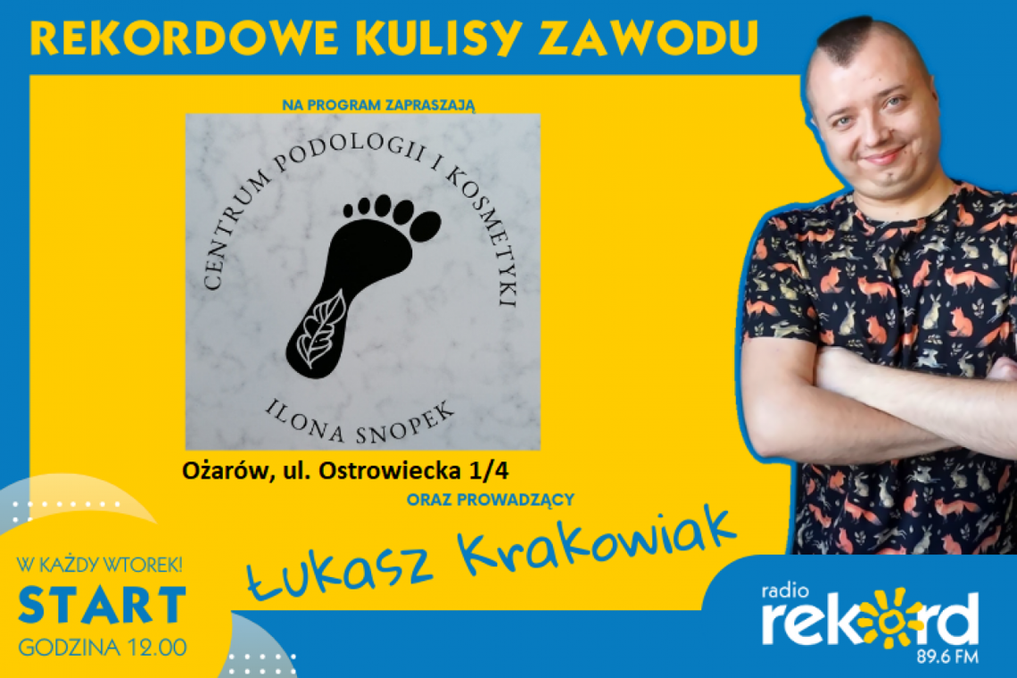 W najbliższy wtorek 13 kwietnia odsłonimy kulisy zawodu Podologa W najbliższy wtorek 13 kwietnia odsłonimy kulisy zawodu Podologa