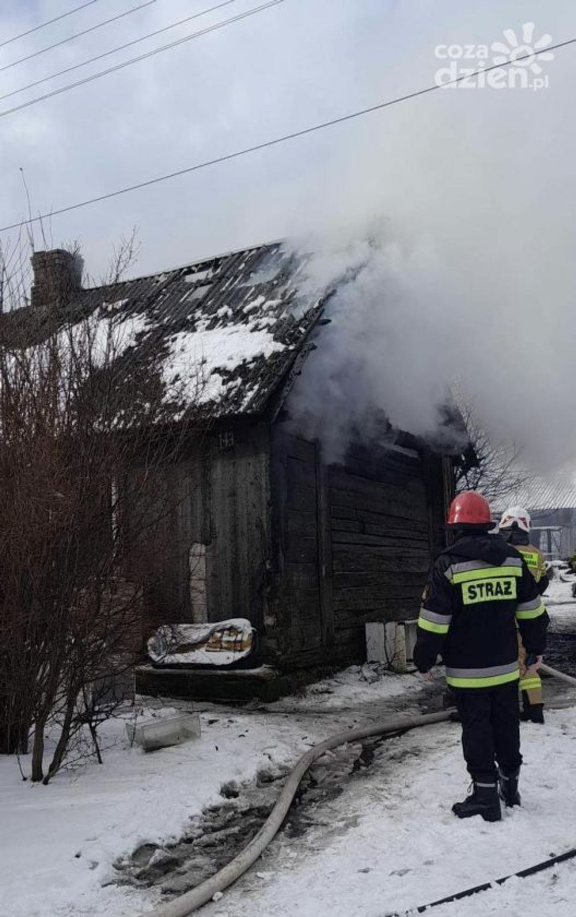 W Nowym Skoszynie pali się dom W Nowym Skoszynie pali się dom