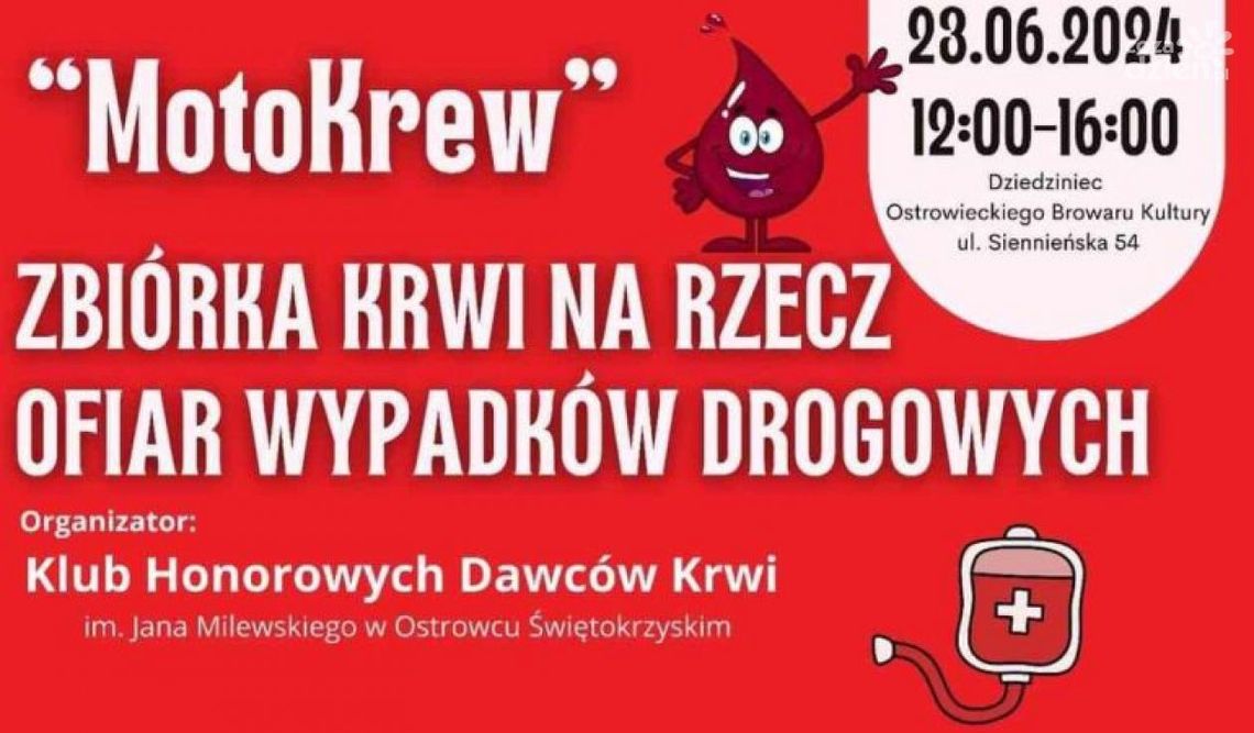 W Ostrowcu będzie wakacyjna akcja oddawani krwi W Ostrowcu będzie wakacyjna akcja oddawani krwi