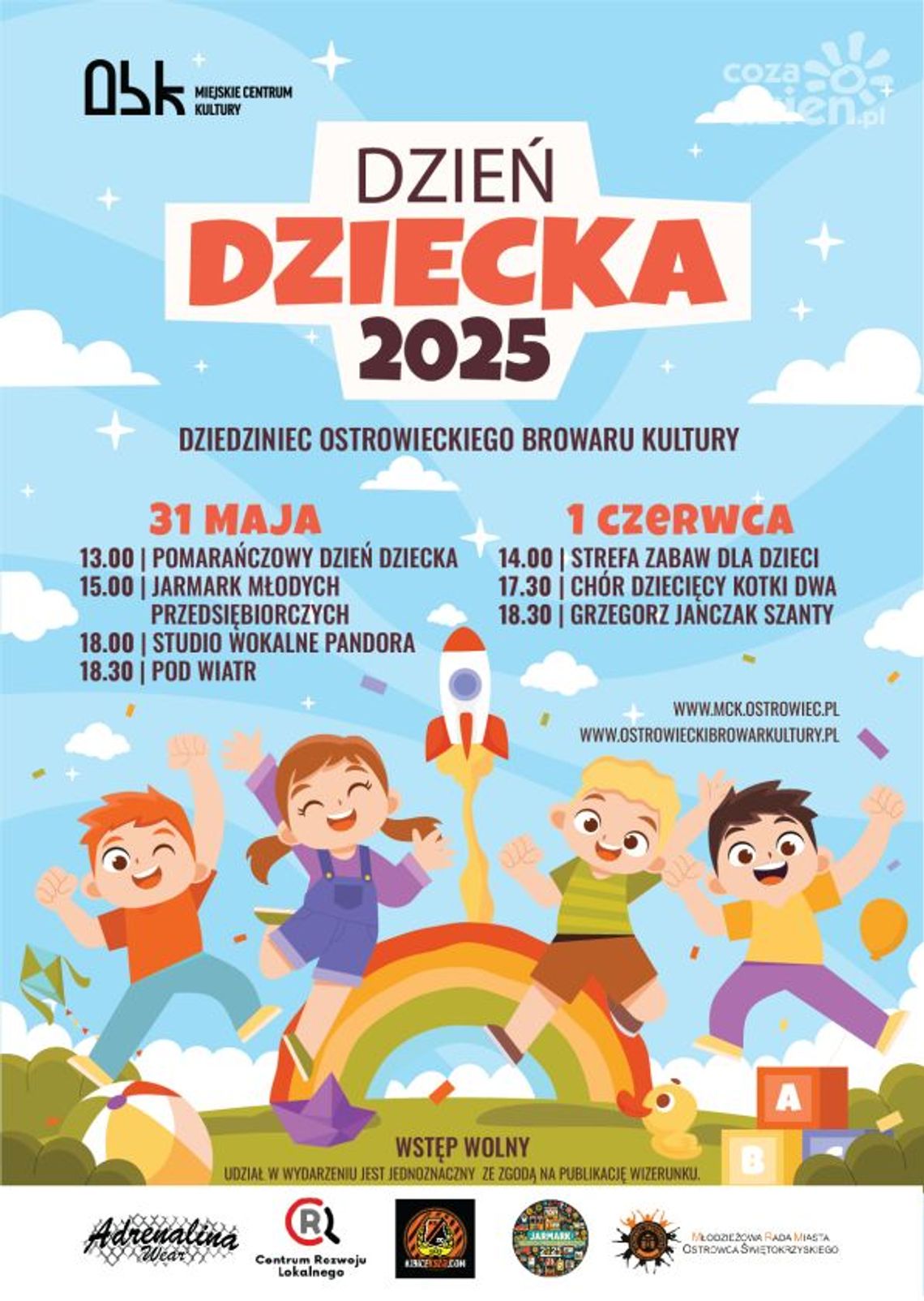 W Ostrowcu Dzień Dziecka będzie trwał przez cały weekend W Ostrowcu Dzień Dziecka będzie trwał przez cały weekend