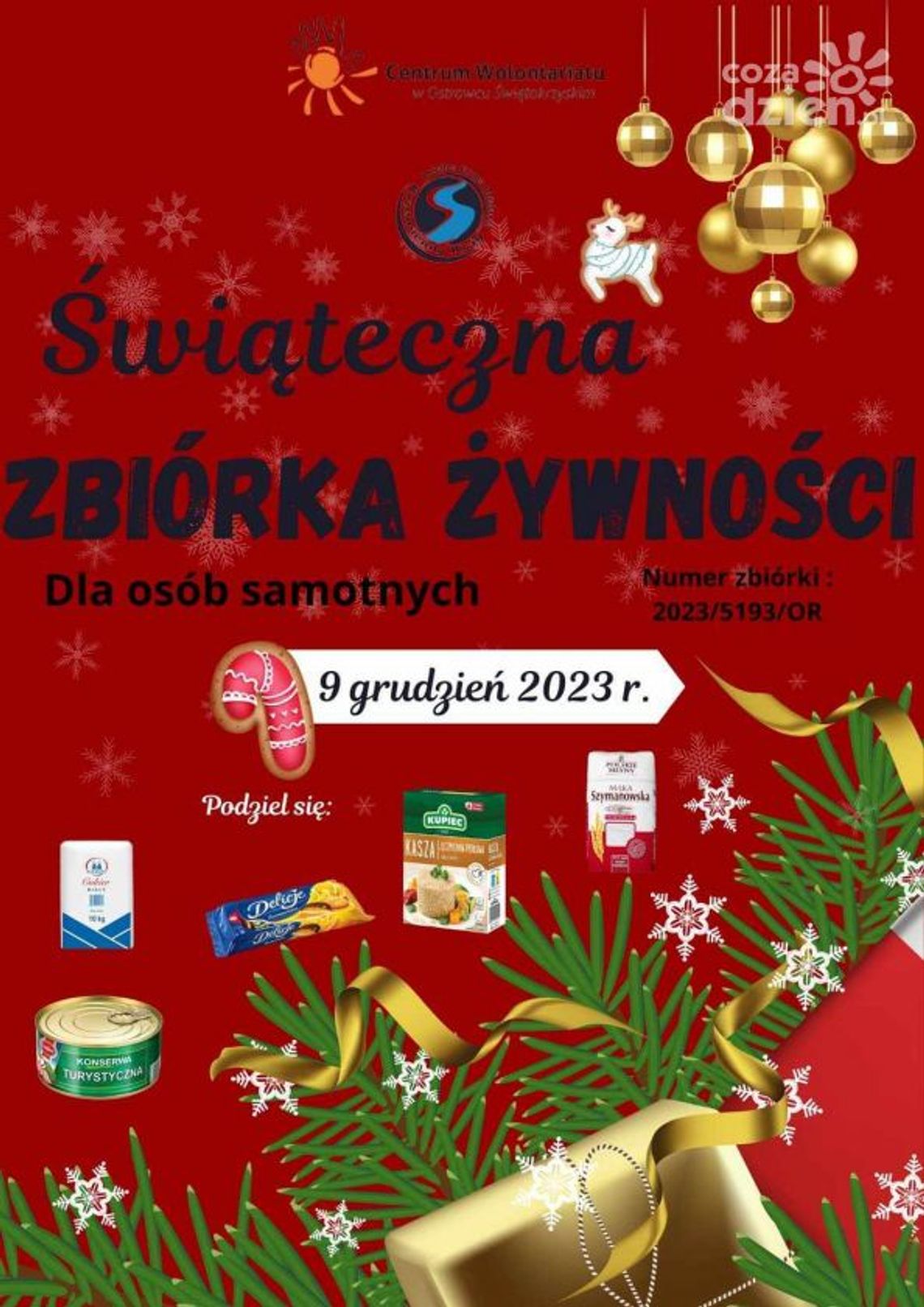 W Ostrowcu i w Bałtowie trwa świąteczna zbiórka żywności W Ostrowcu i w Bałtowie trwa świąteczna zbiórka żywności