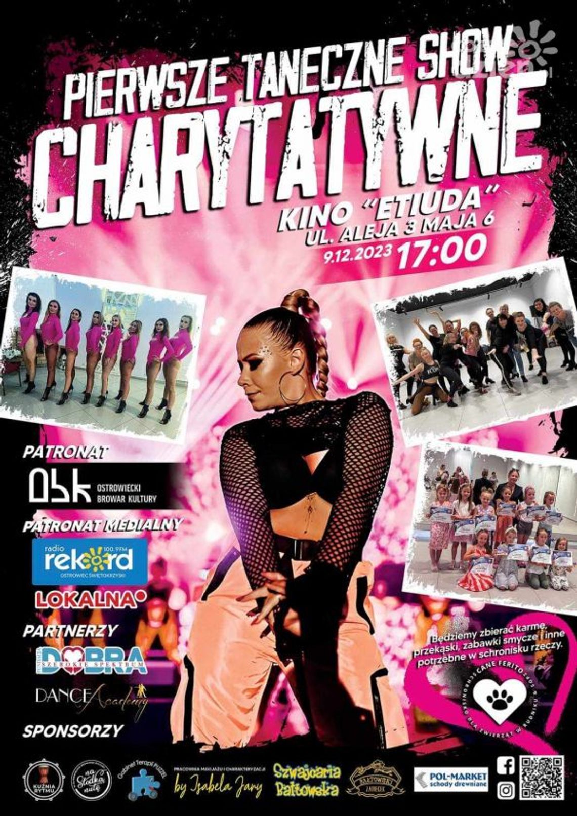 W Ostrowcu odbędzie się charytatywne taneczne show z myślą o bezdomnych zwierzętach 