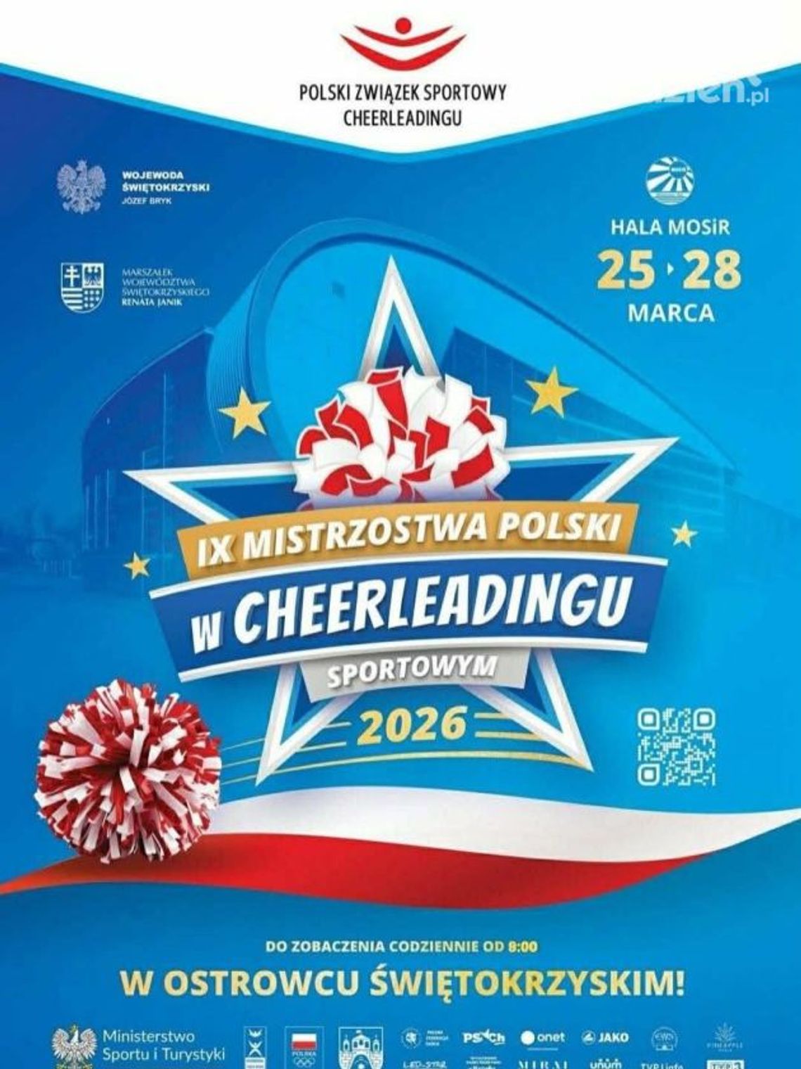 W Ostrowcu Świętokrzyskim odbędą się Mistrzostwa Polski w Cheerleadingu Sportowym W Ostrowcu Świętokrzyskim odbędą się Mistrzostwa Polski w Cheerleadingu Sportowym