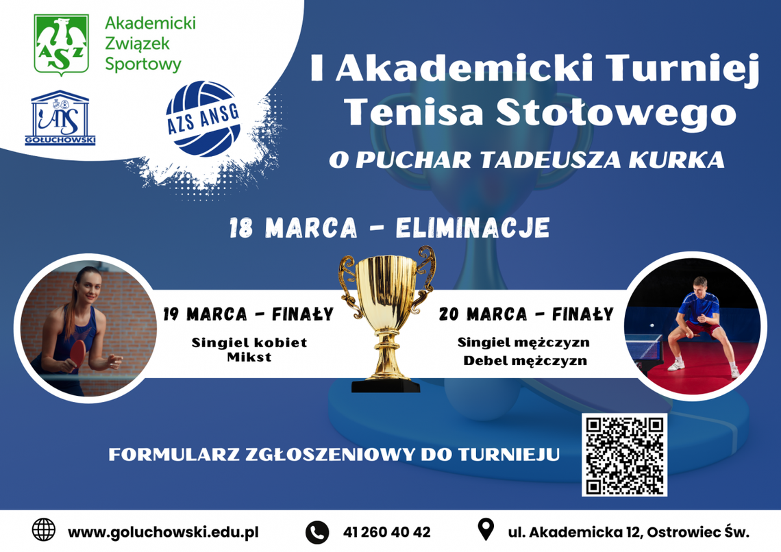 W ostrowieckiej uczelni rozpoczął się I Akademicki Turniej Tenisa Stołowego W ostrowieckiej uczelni rozpoczął się I Akademicki Turniej Tenisa Stołowego