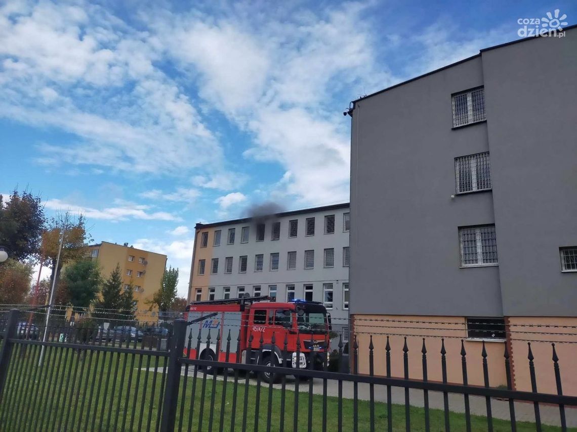 W ostrowieckim poprawczaku wybuchł pożar