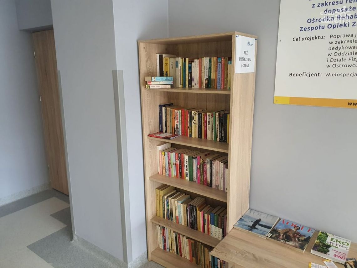 W ostrowieckim szpitalu powstał kącik czytelniczy