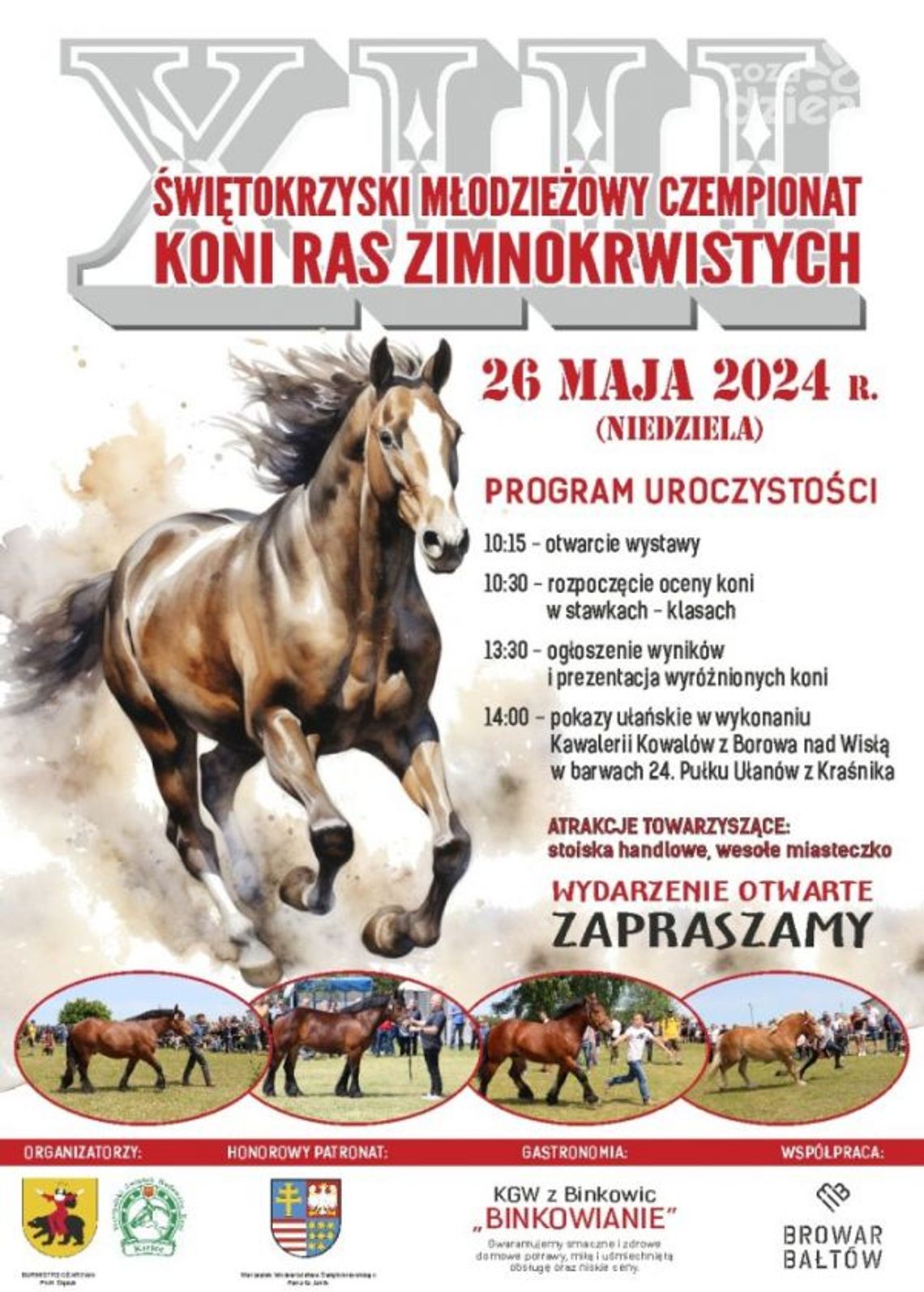 W Ożarowie znowu będą prezentacje koni zimnokrwistych 