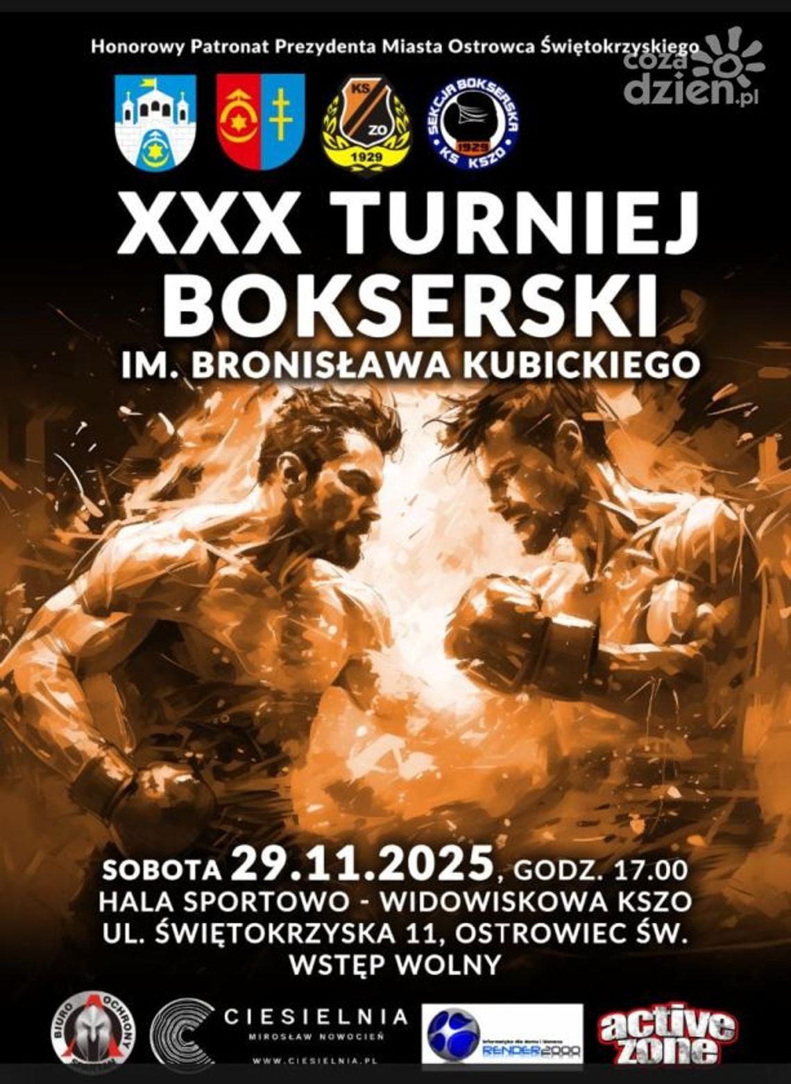 W sobotę jubileuszowy XXX turniej bokserski imienia Bronisława Kubickiego W sobotę jubileuszowy XXX turniej bokserski imienia Bronisława Kubickiego