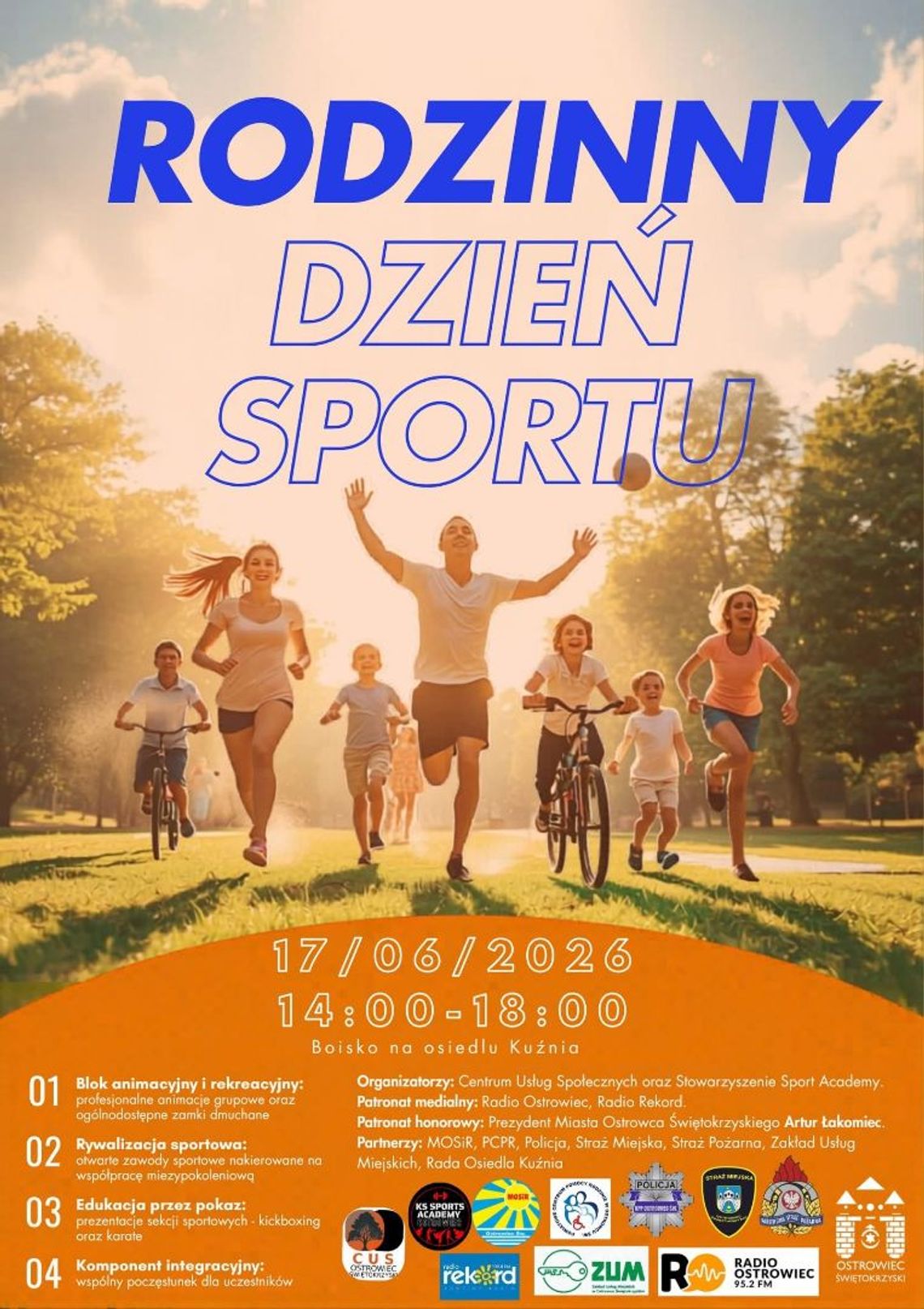 W środę na kuźni piknik "Rodzinny Dzień Sportu" W środę na kuźni piknik "Rodzinny Dzień Sportu"