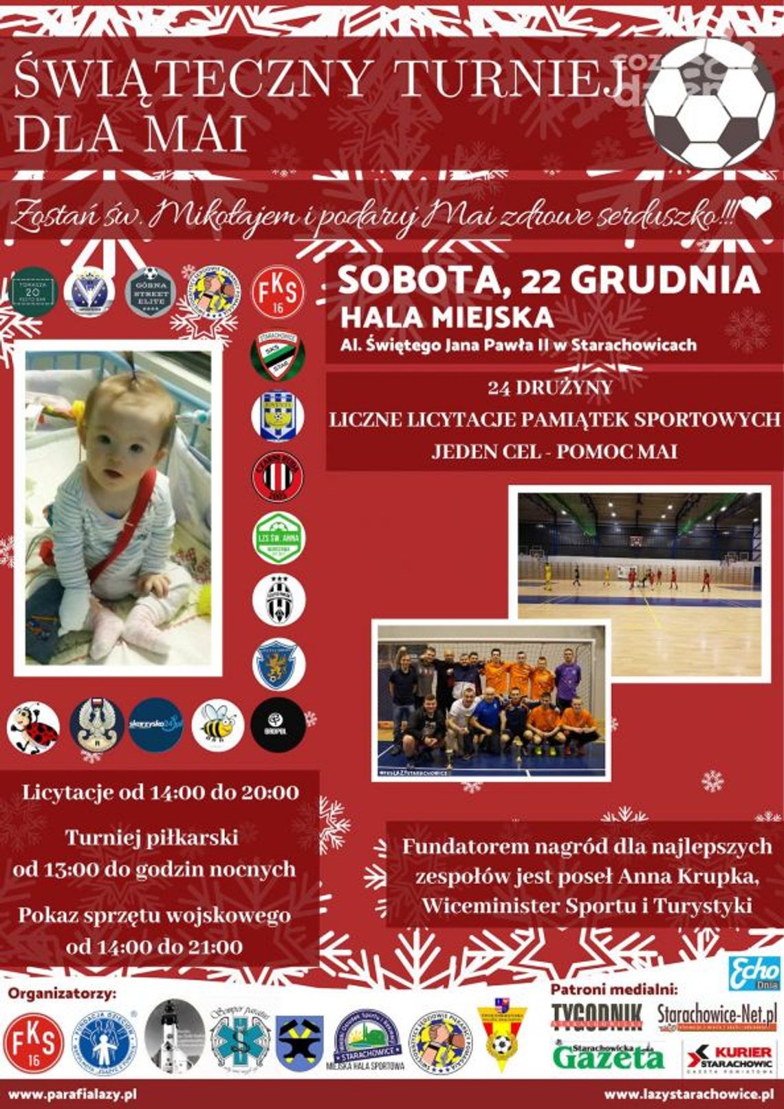 W Starachowicach grali dla małej Mai