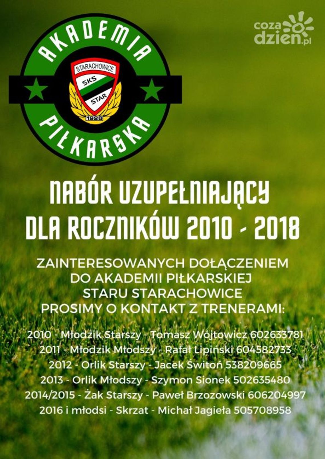 W Starachowicach rewolucja w piłce młodzieżowej
W Starachowicach rewolucja w piłce młodzieżowej