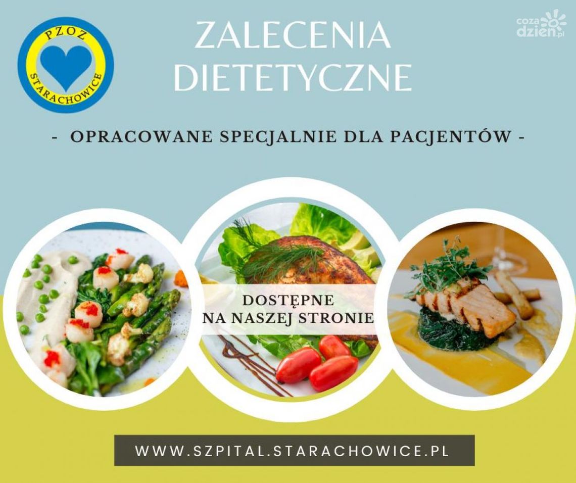 W starachowickim szpitalu opracowano zalecenia dietetyczne dla pacjentów W starachowickim szpitalu opracowano zalecenia dietetyczne dla pacjentów