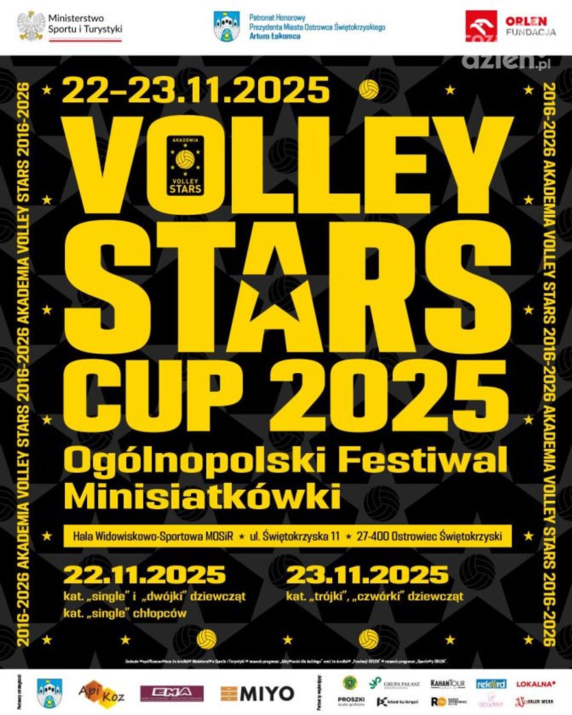 W weekend w Ostrowcu króluje siatkówka - Volley Stars Cup 2025 W weekend w Ostrowcu króluje siatkówka - Volley Stars Cup 2025