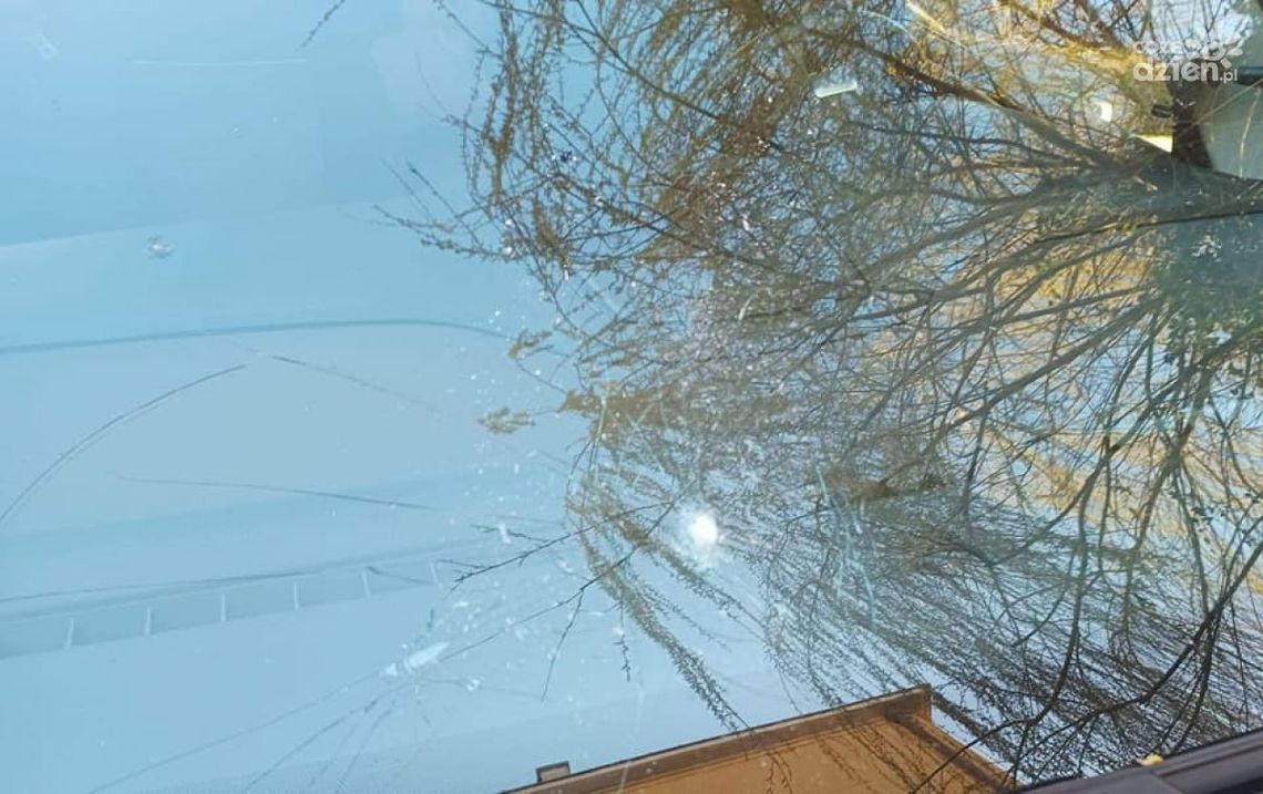 Wandal zdemolował nocą samochód polityka Wandal zdemolował nocą samochód polityka