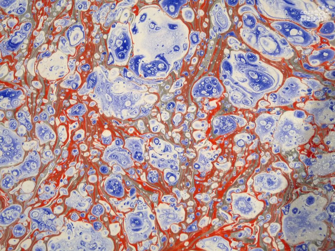 Warsztaty ebru w Starachowicach 