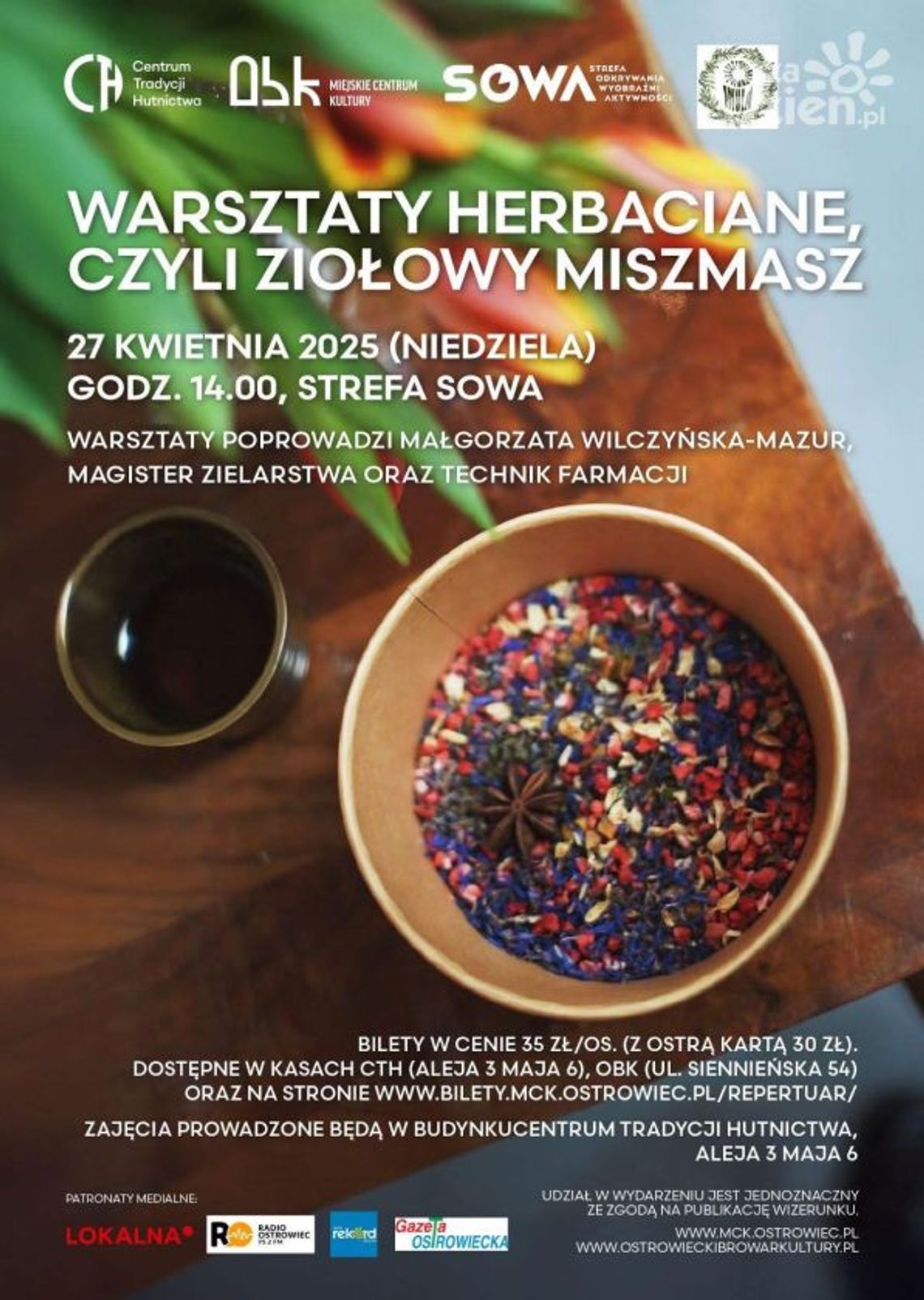 Warsztaty herbaciane w Strefie SOWA Warsztaty herbaciane w Strefie SOWA