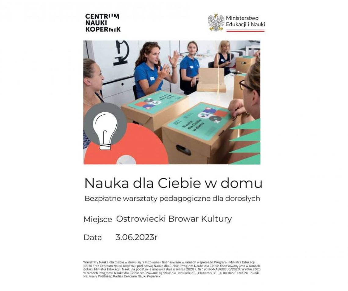 Warsztaty pedagogiczne dla dorosłych Warsztaty pedagogiczne dla dorosłych