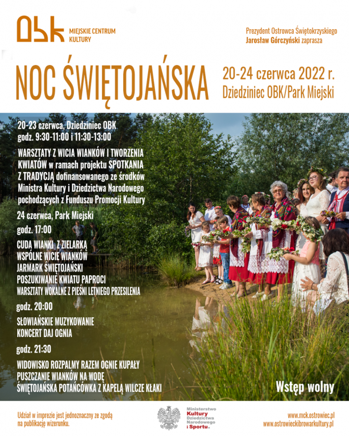 Warsztaty z wicia wianków i noc świętojańska z MCK Warsztaty z wicia wianków i noc świętojańska z MCK