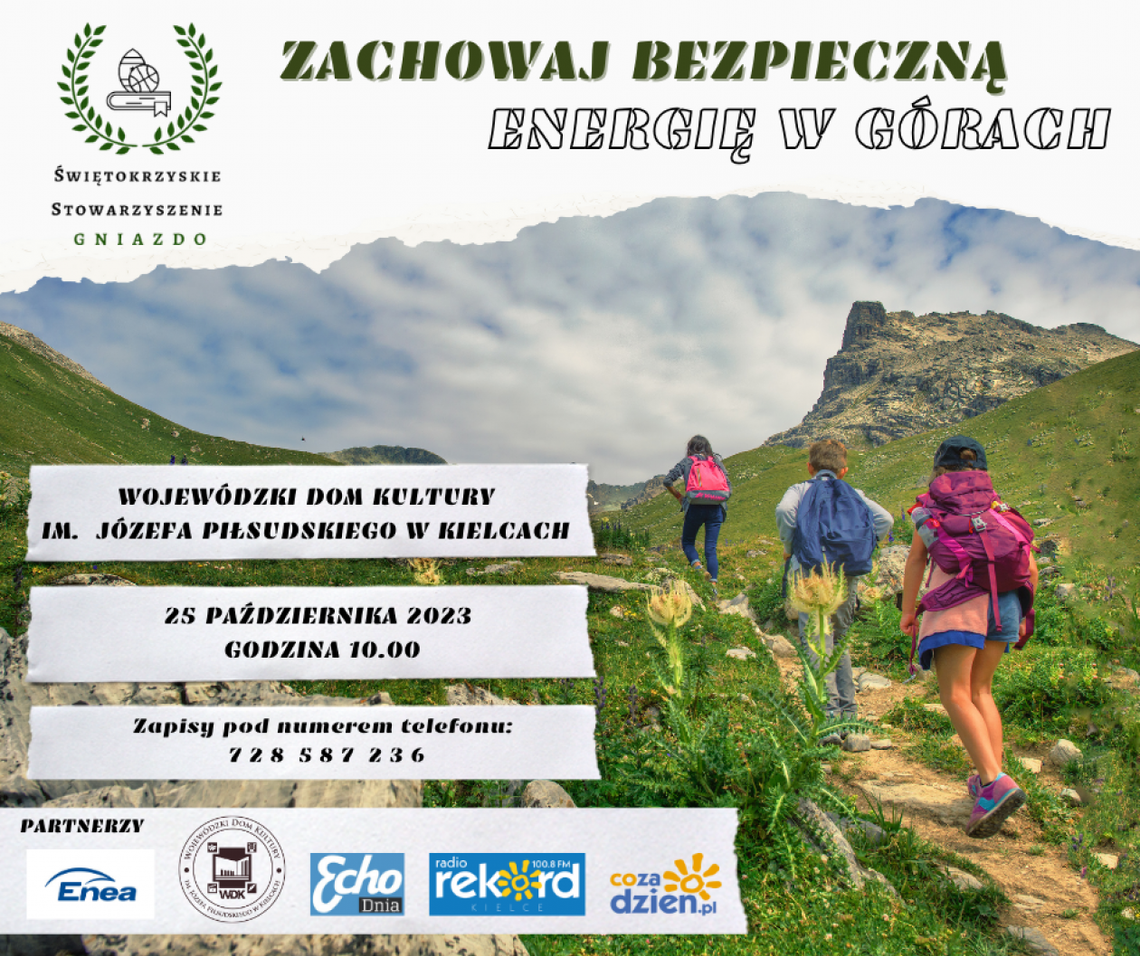 Warsztaty - Zachowaj bezpieczną energię w górach Warsztaty - Zachowaj bezpieczną energię w górach