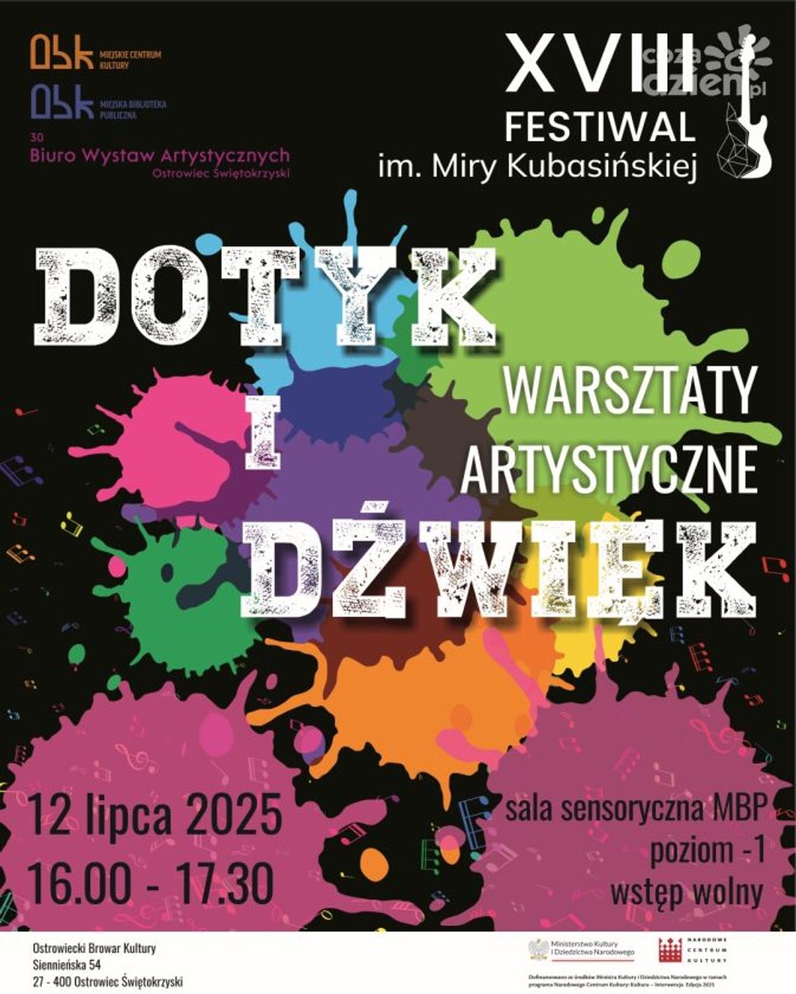 Warsztaty zmysłów w czasie festiwalu Wielki Ogień Warsztaty zmysłów w czasie festiwalu Wielki Ogień
