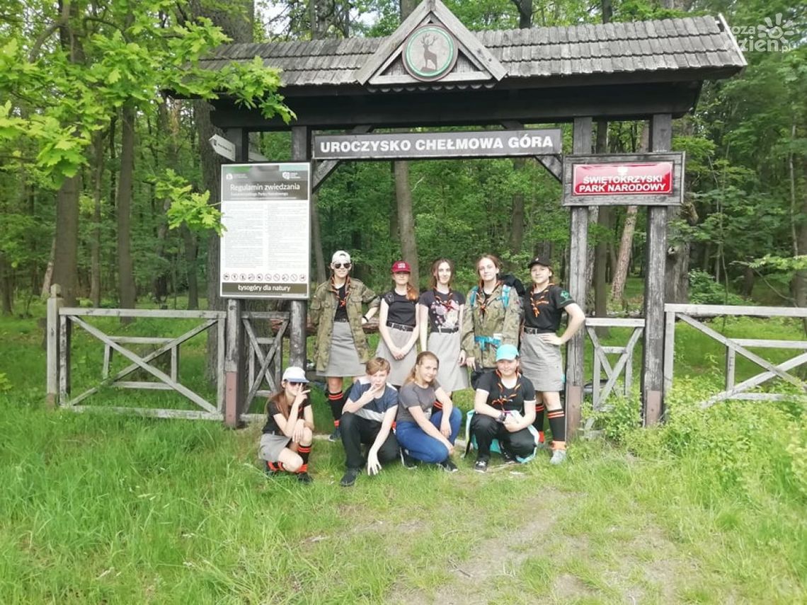 Wędrowali po Górach Świętokrzyskich