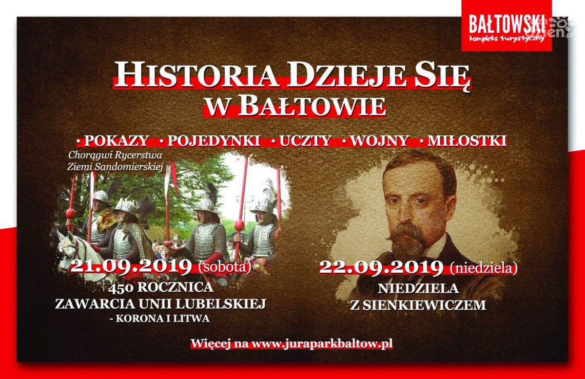 Weekend z historią i wolny wstęp do Jura Parku Weekend z historią i wolny wstęp do Jura Parku