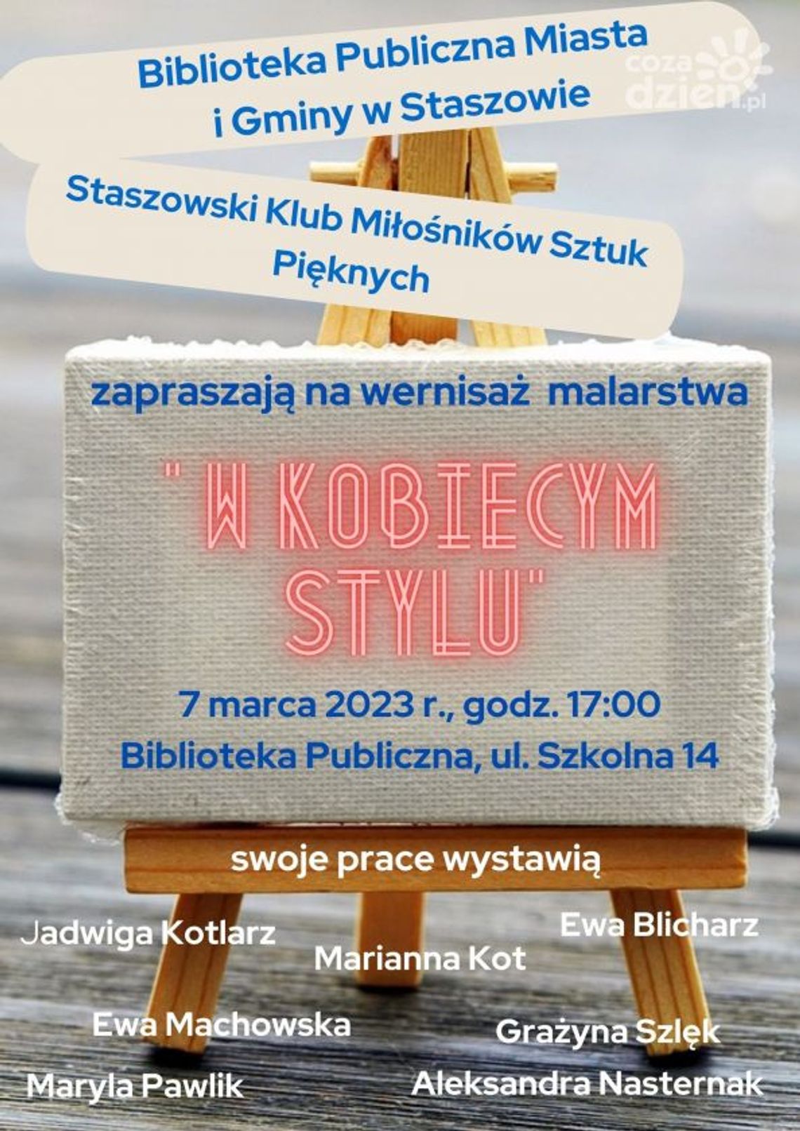 Wernisaż malarstwa „W kobiecym stylu"