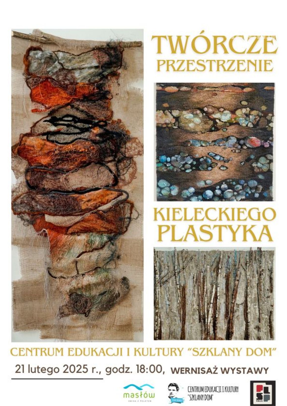 Wernisaż ,,Twórcze przestrzenie kieleckiego plastyka'' w Szklanym Domu 