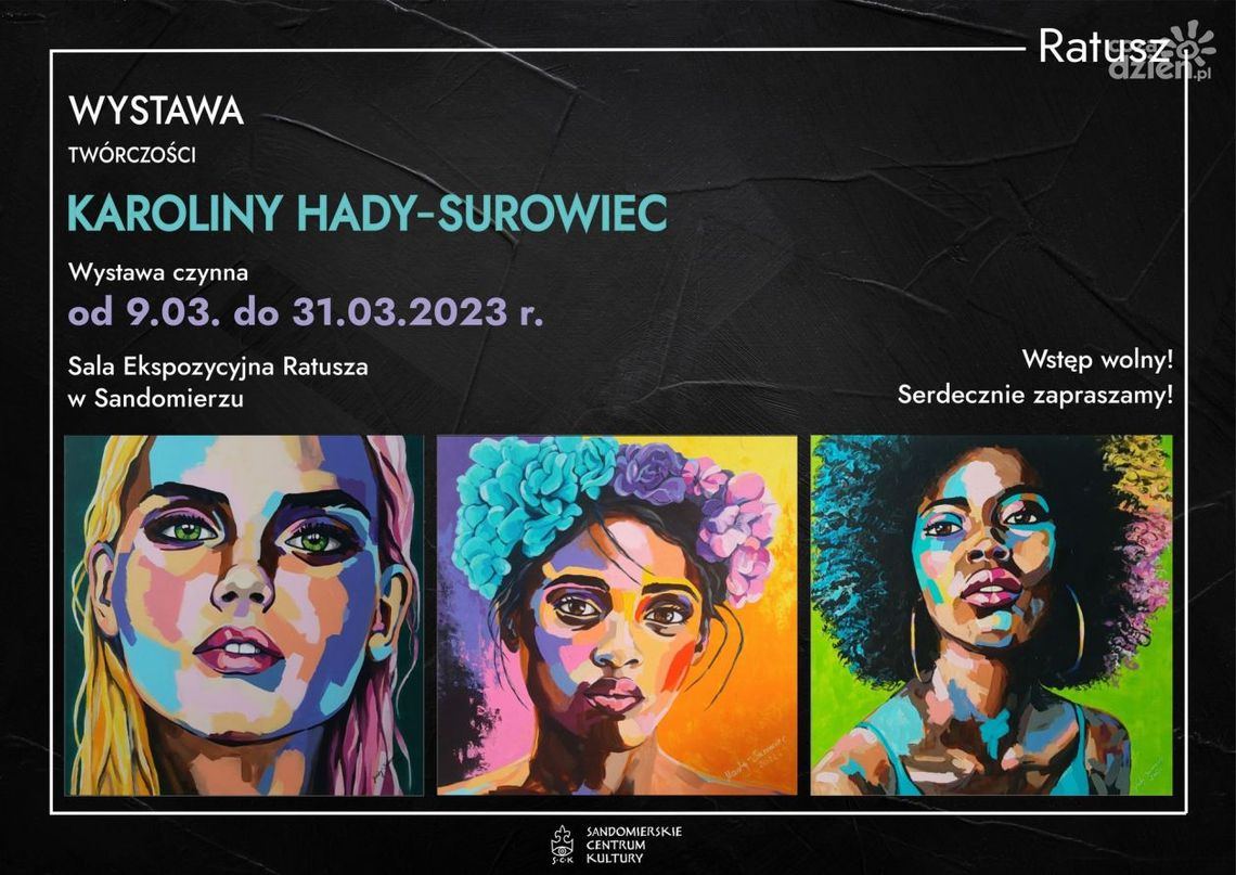 Wernisaż w sandomierskim Ratuszu Wernisaż w sandomierskim Ratuszu