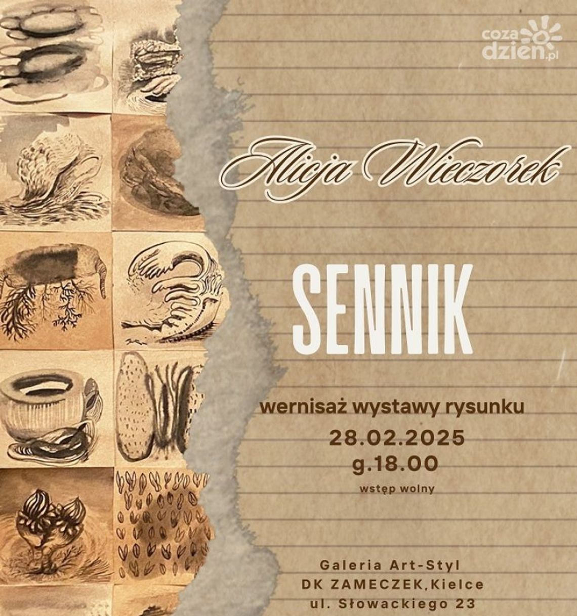 Wernisaż wystawy Alicji Wieczorek ,,Sennik'' 