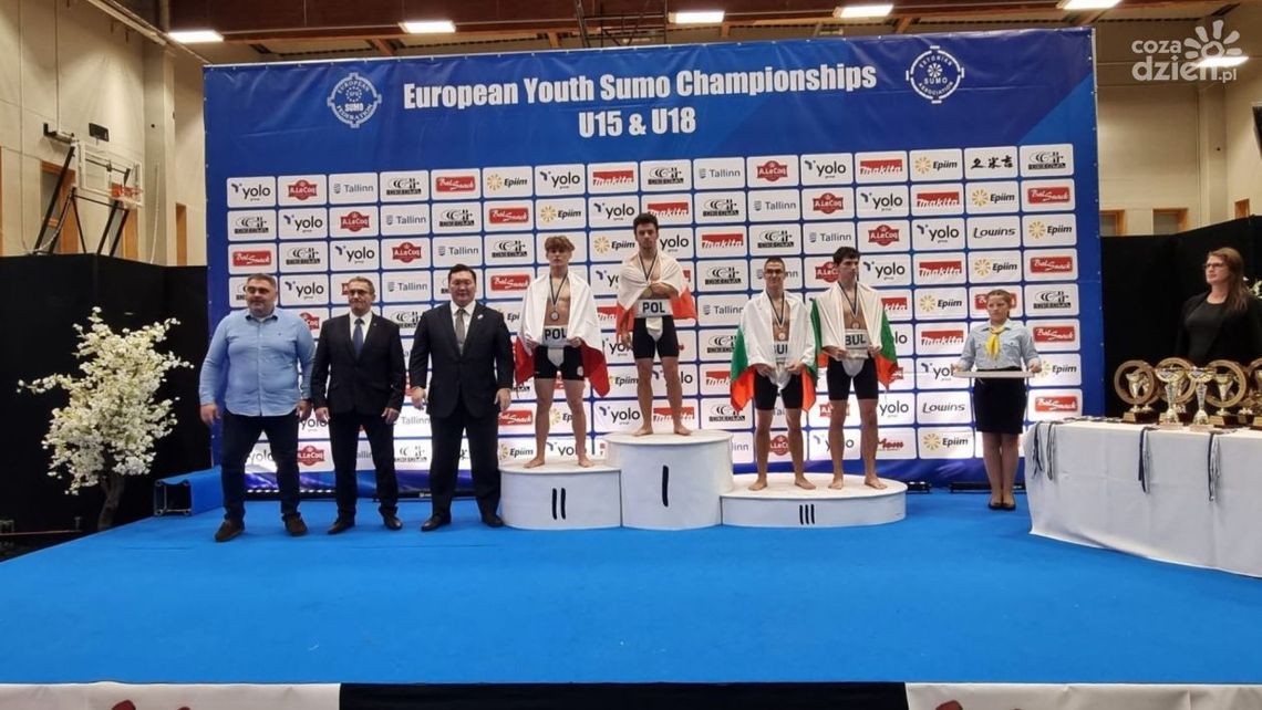 Wicemistrz Europy w sumo z Bodzentyna