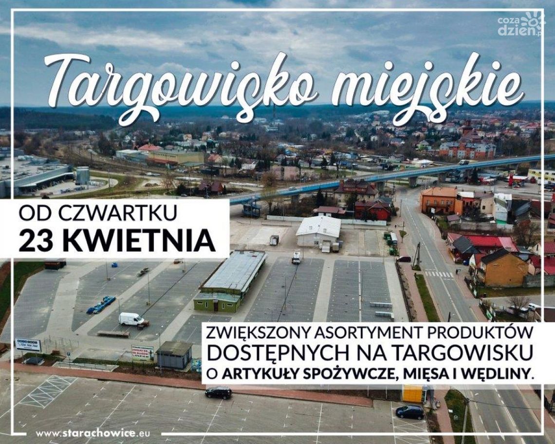 Więcej asortymentu na Targowisku Miejskim w Starachowicach Więcej asortymentu na Targowisku Miejskim w Starachowicach