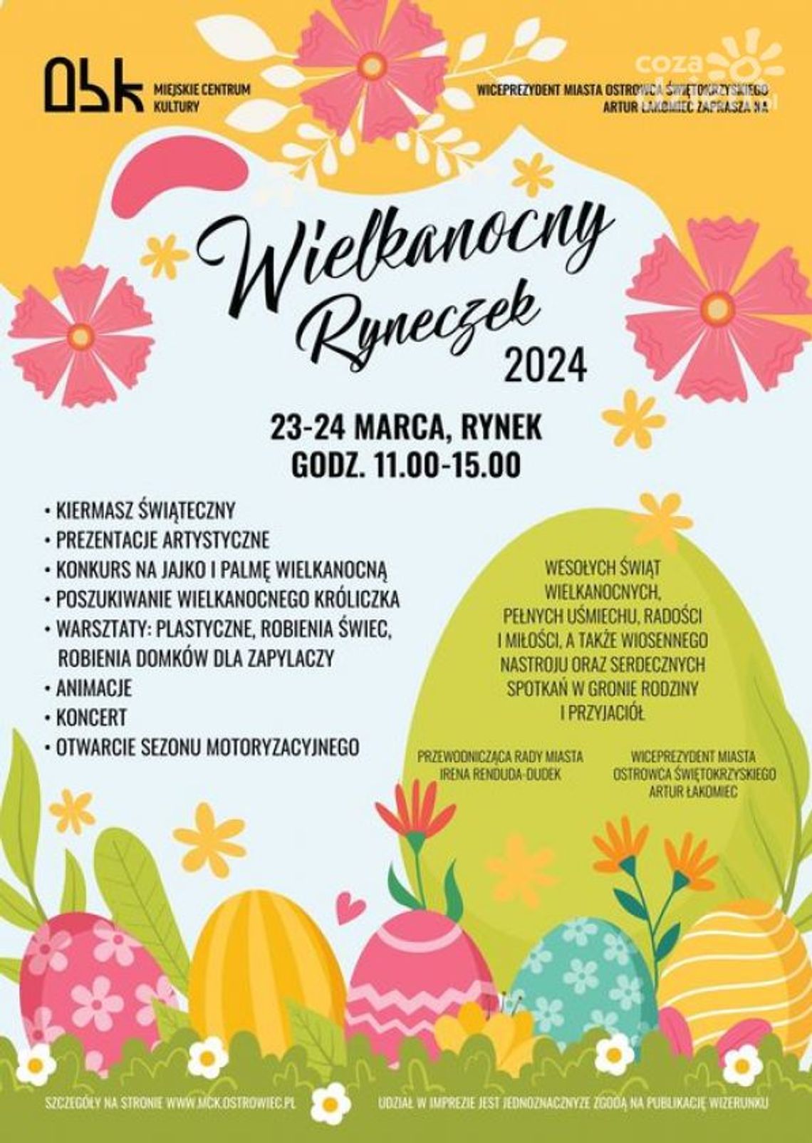 Wielkanocny Ryneczek na ostrowieckim Rynku Wielkanocny Ryneczek na ostrowieckim Rynku