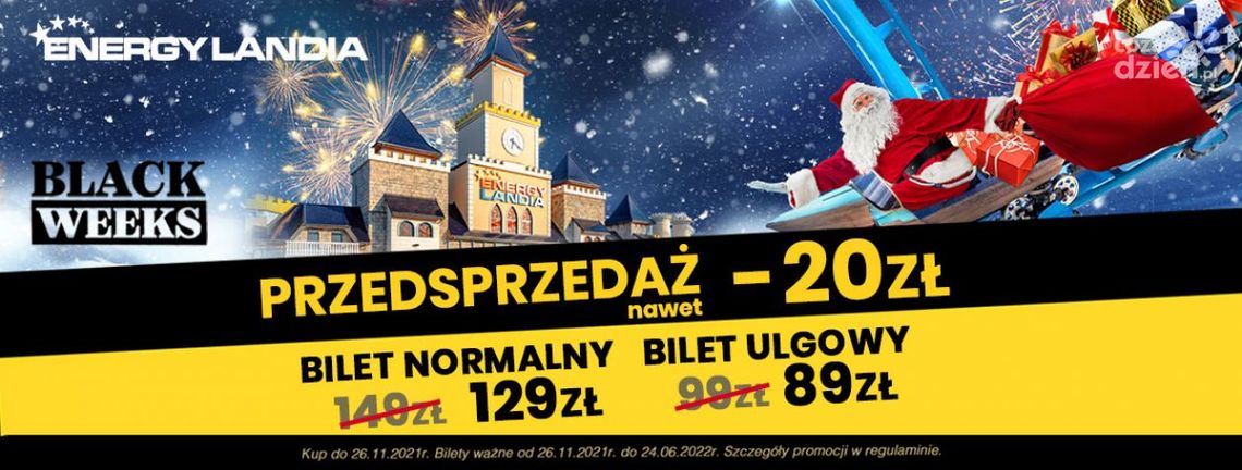 Wiemy, jak taniej wejść do Energylandii! Ruszył Black Weeks!