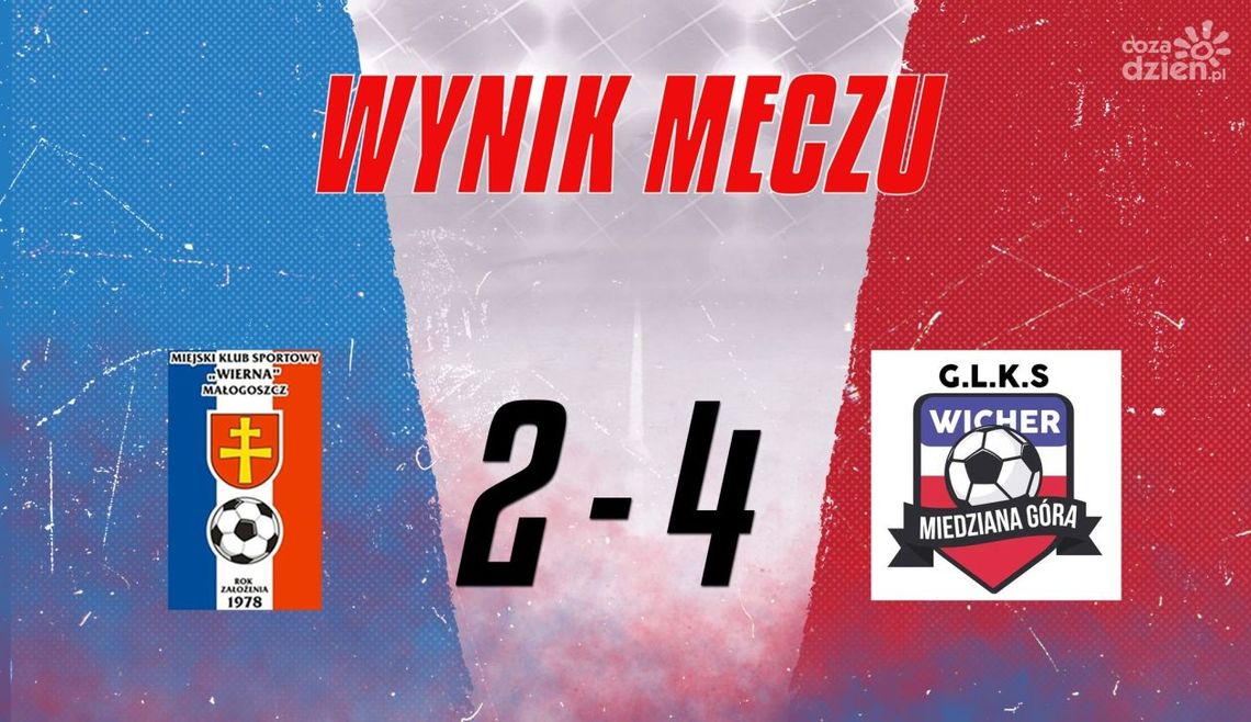Wierna Małogoszcz przegrała z Wichrem Miedziana Góra Wierna Małogoszcz przegrała z Wichrem Miedziana Góra