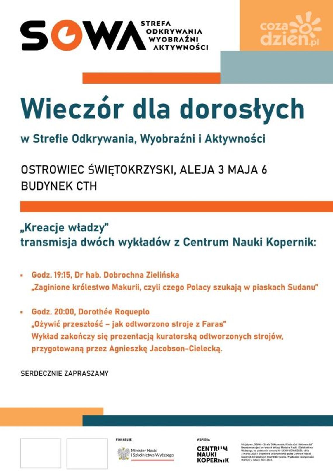 Wirtualne wykłady w ostrowieckiej SOWA Wirtualne wykłady w ostrowieckiej SOWA
