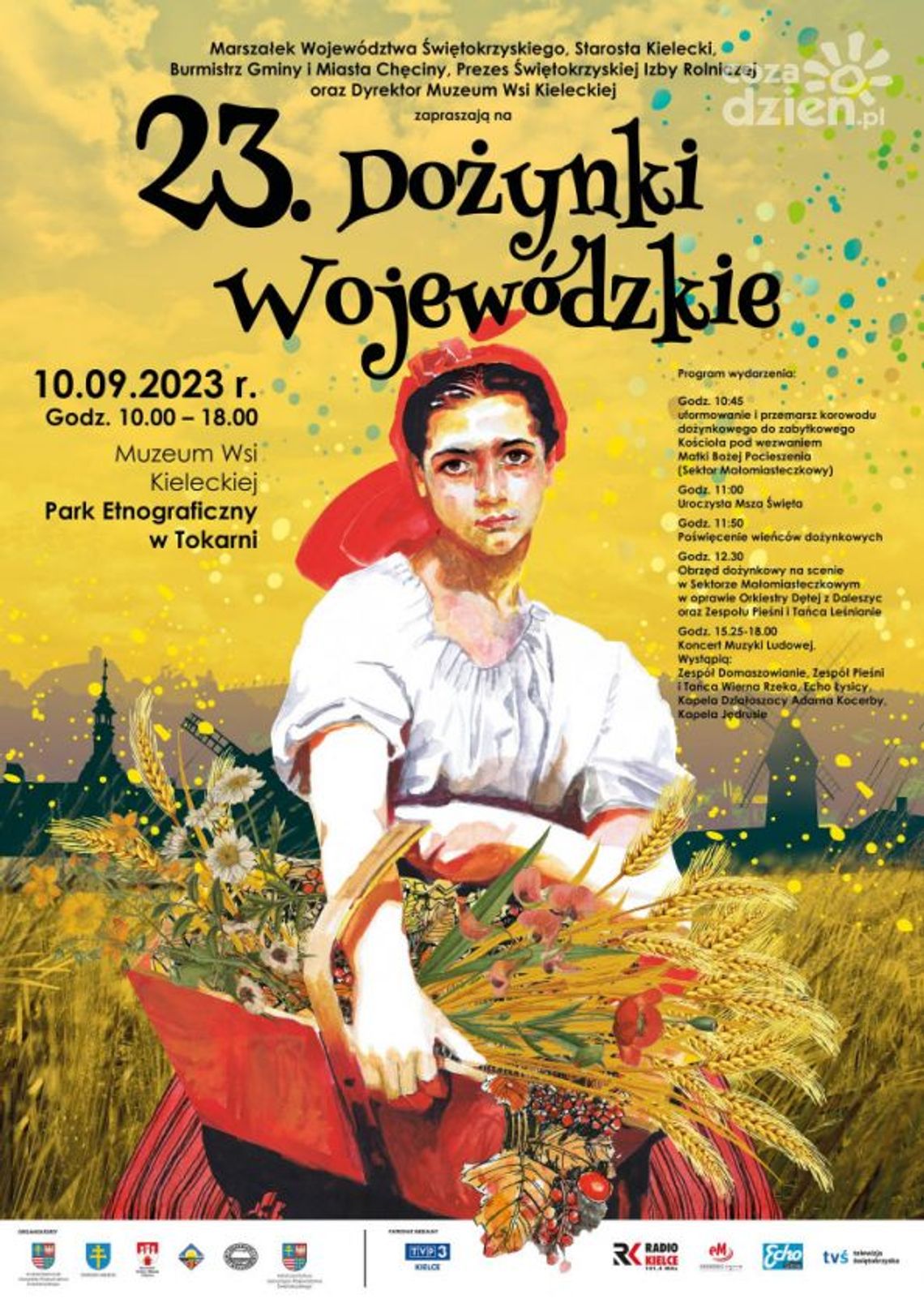 Wojewódzkie dożynki w Tokarni Wojewódzkie dożynki w Tokarni