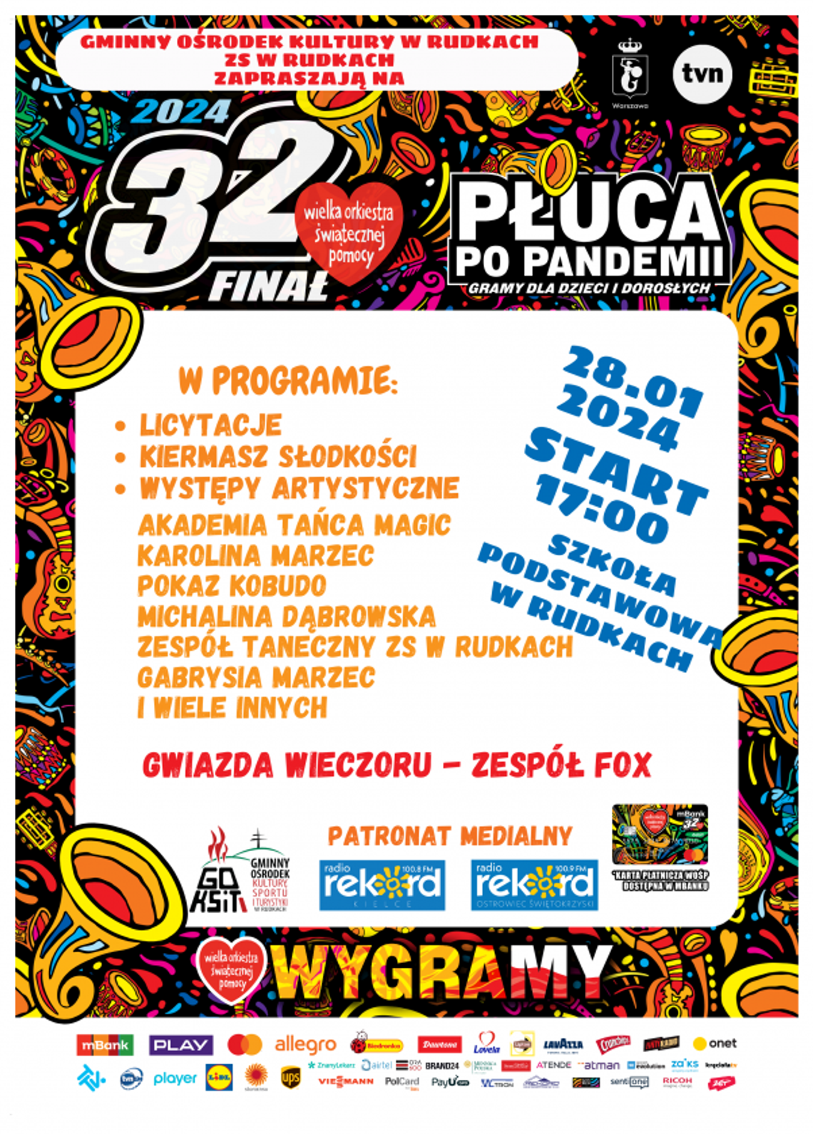 WOŚP zagra również w Rudkach WOŚP zagra również w Rudkach