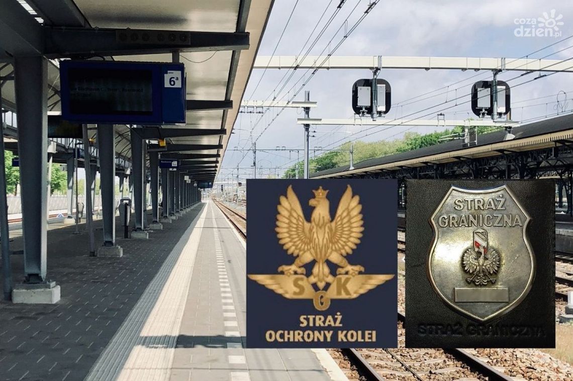 Współdziałanie funkcjonariuszy Placówki SG w Kielcach ze Strażą Ochrony Kolei