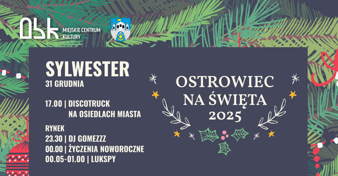 Wspólne powitanie Nowego Roku w Ostrowcu Świętokrzyskim