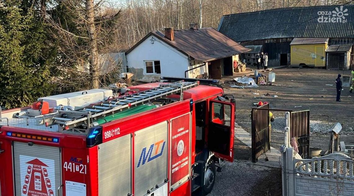 Wybuch gazu we wsi Zochcin! Ranne dwie osoby Wybuch gazu we wsi Zochcin! Ranne dwie osoby