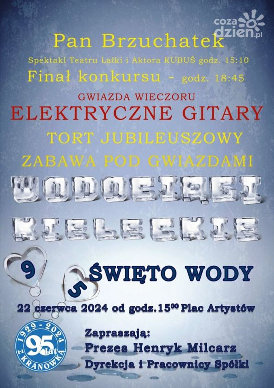 Wyczekiwane "Święto Wody" już w sobotę 22 czerwca Wyczekiwane "Święto Wody" już w sobotę 22 czerwca