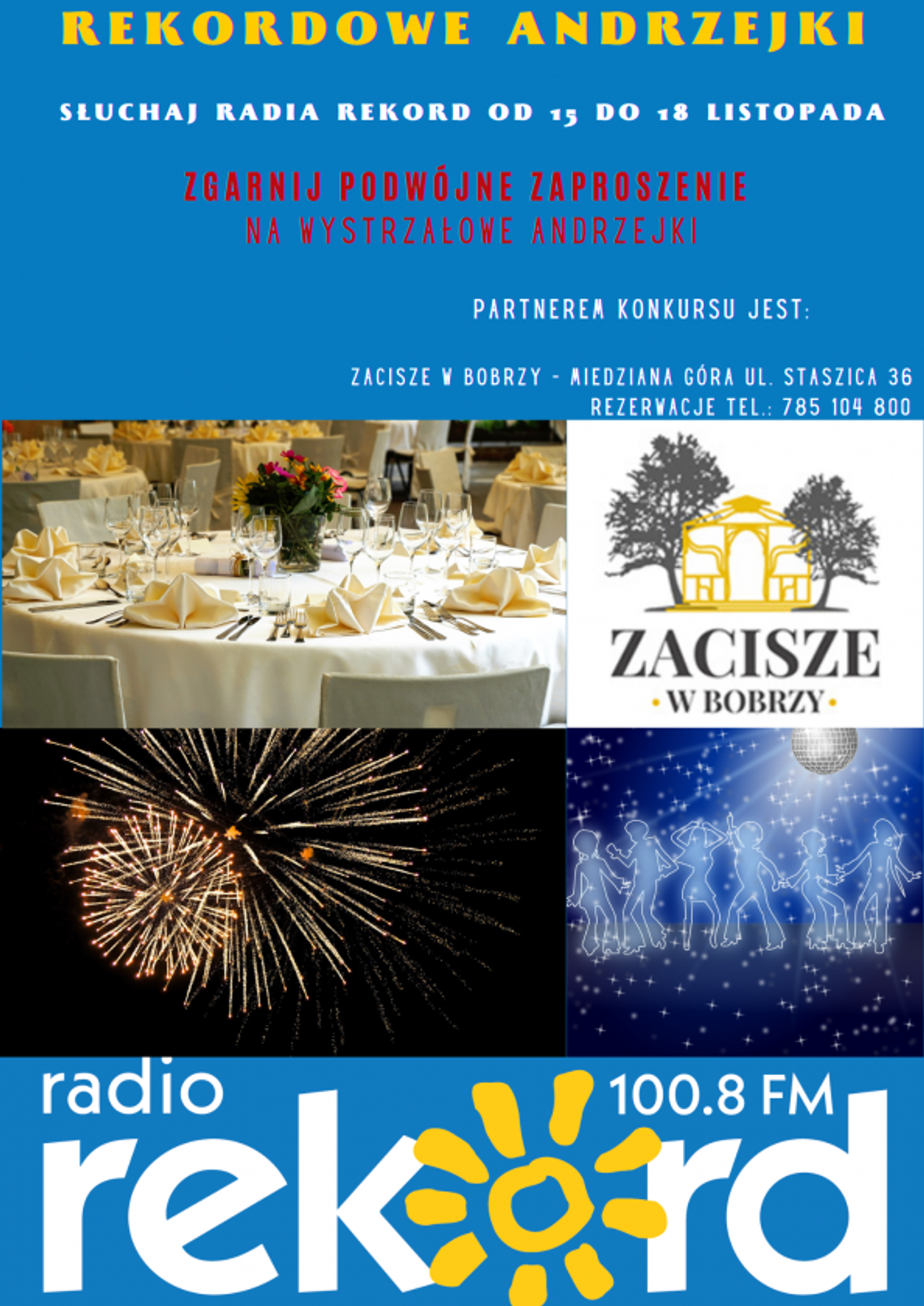 Wygraj podwójne zaproszenie na Andrzejki w Radiu Rekord Wygraj podwójne zaproszenie na Andrzejki w Radiu Rekord