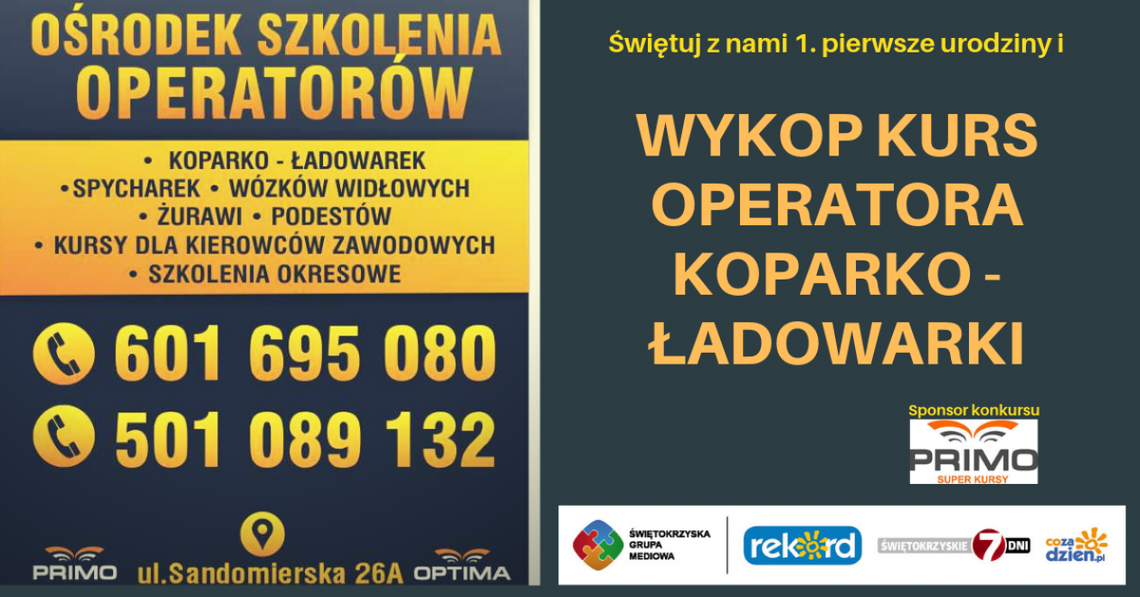"Wykop" sobie kurs operatora koparko-ładowarki